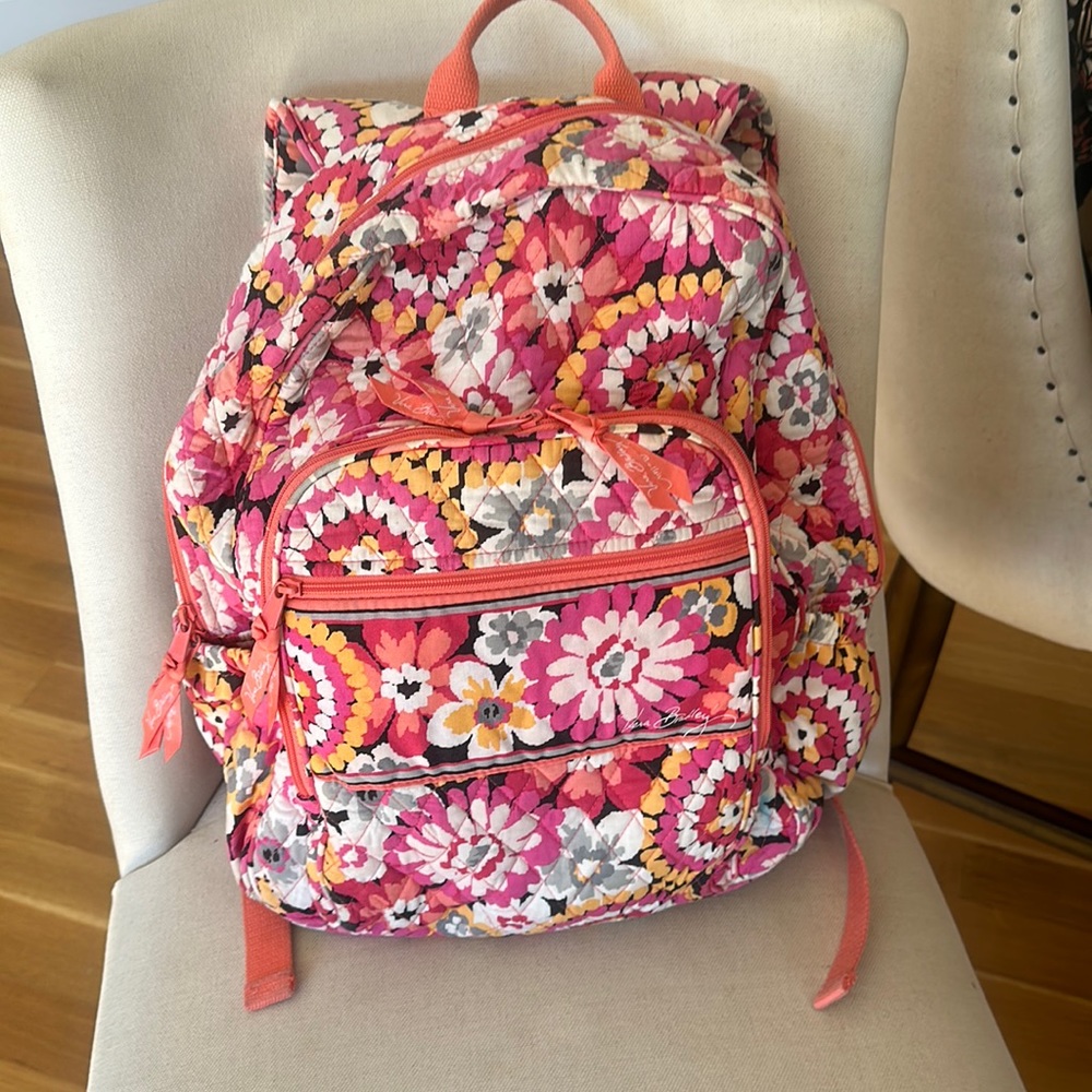 Vera bradley back pack barely used- no stains, rips etc